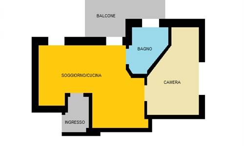 TERLANO: BILOCALE CON TERRAZZO