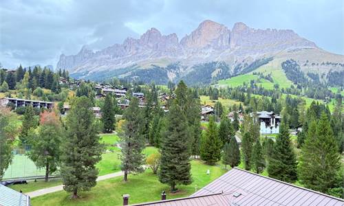 CAREZZA: BILOCALE CON VISTA PANORAMICA SUL CATINACCIO
