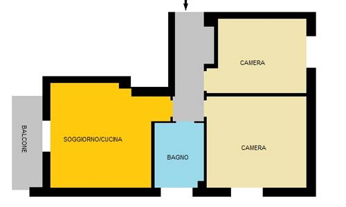 ZONA RESIA: GRAZIOSO TRILOCALE RISTRUTTURATO