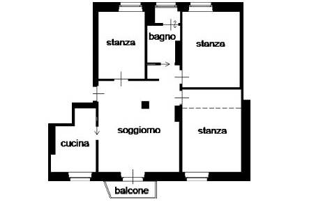 OLTRISARCO: QUADRILOCALE RISTRUTTURATO