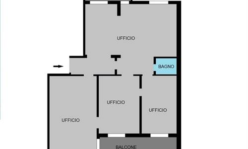 ZONA RESIA: AMPIO UFFICIO IN AFFITTO